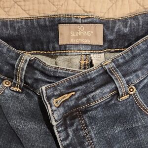 Chico's So Slimming Dark Blue Denim